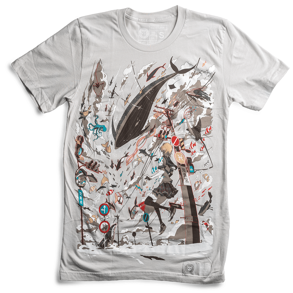 Pisces anime graphic tee by Boomslank