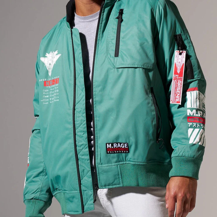 Arsenal (Boomslank x M.RAGE) Bomber Jacket