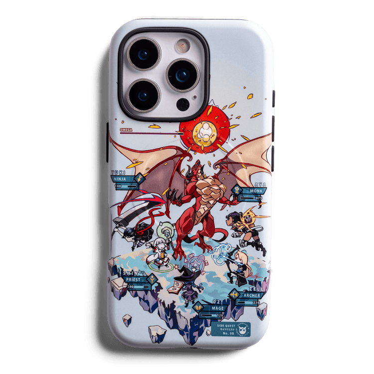 Boomslank Side Quest Final Fantasy inspired anime iPhone Case