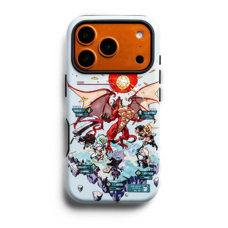 Boomslank Side Quest Final Fantasy inspired anime iPhone Case