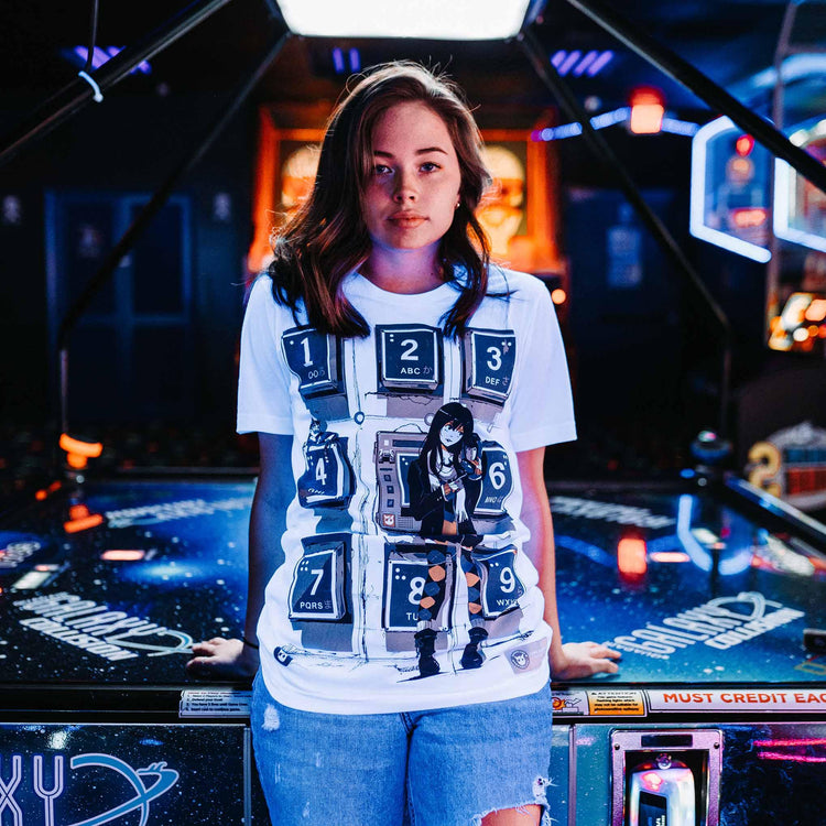 Long Distance anime graphic tee by Boomslank