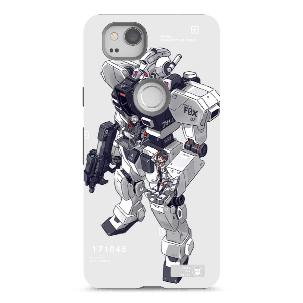 Boomslank Fox2 Gundam inspired Pixel Phone Cases