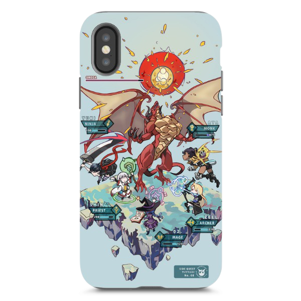 Boomslank Side Quest Final Fantasy inspired anime iPhone Case