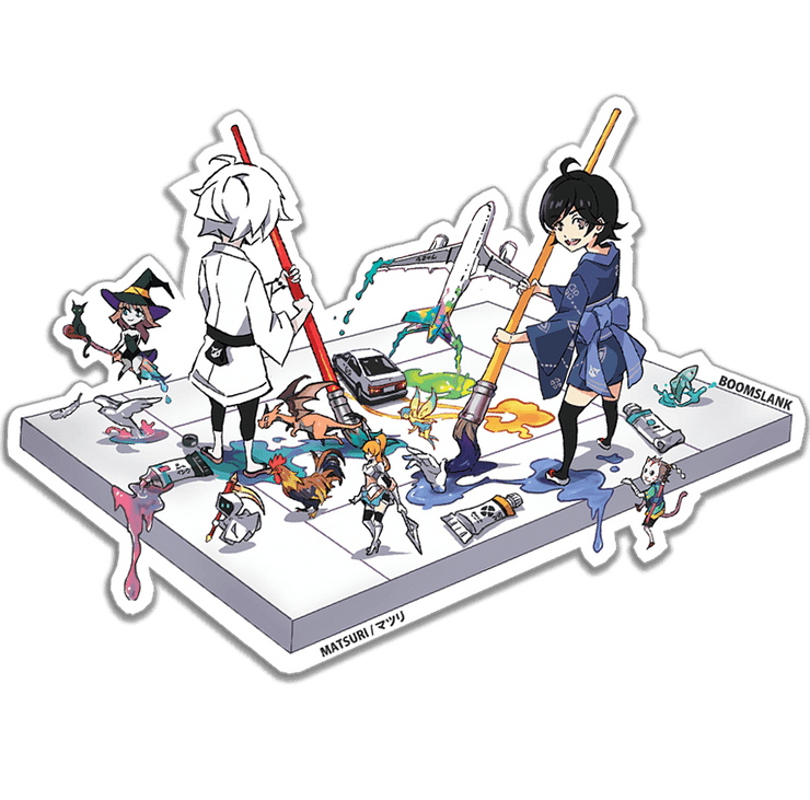 Matsuki Vector Matsuri anime sticker by Boomslank